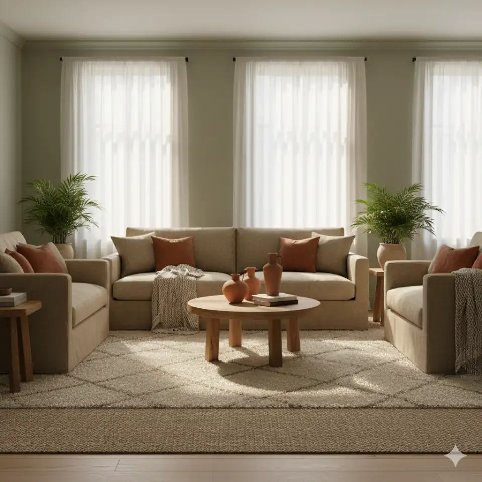 Green With Terracotta Accents 1