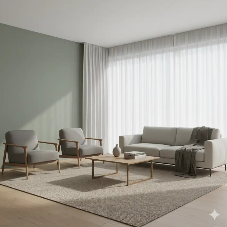 Green and Grey Modern Comfort 1