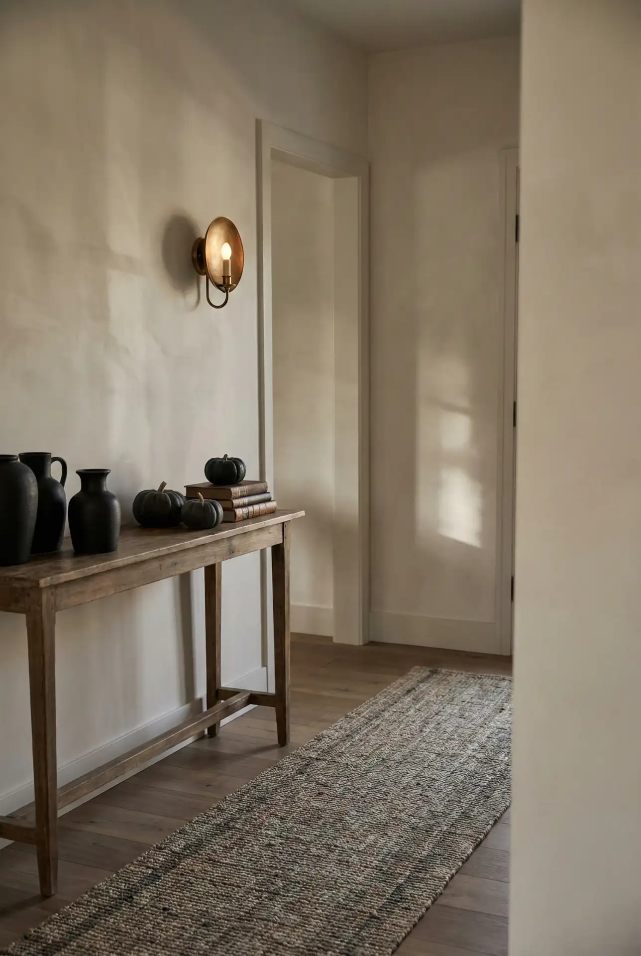 Halloween-Ready Moody Entry With Black Accents 2