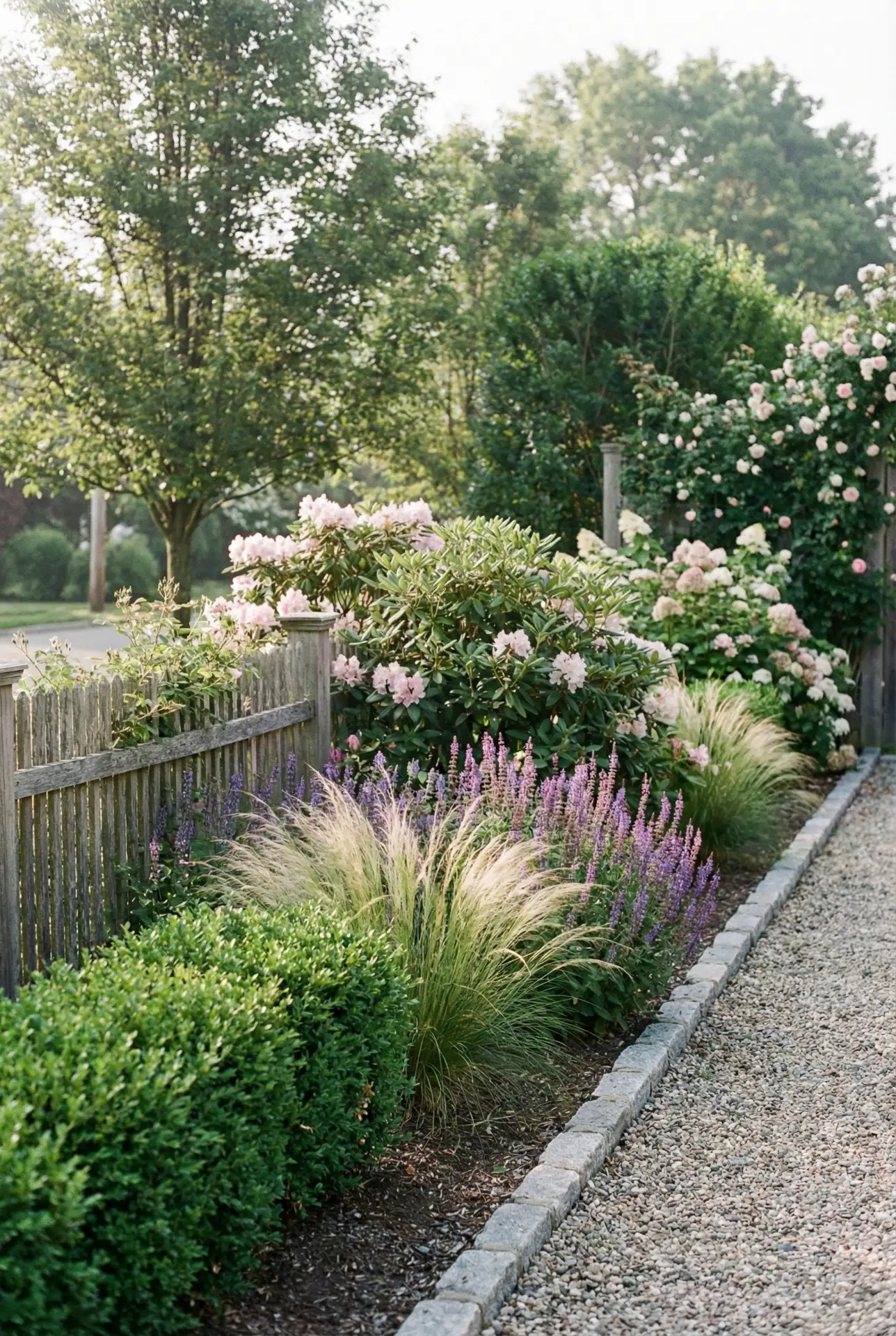 Hidden Fence Panels With Soft Landscape Screening 1