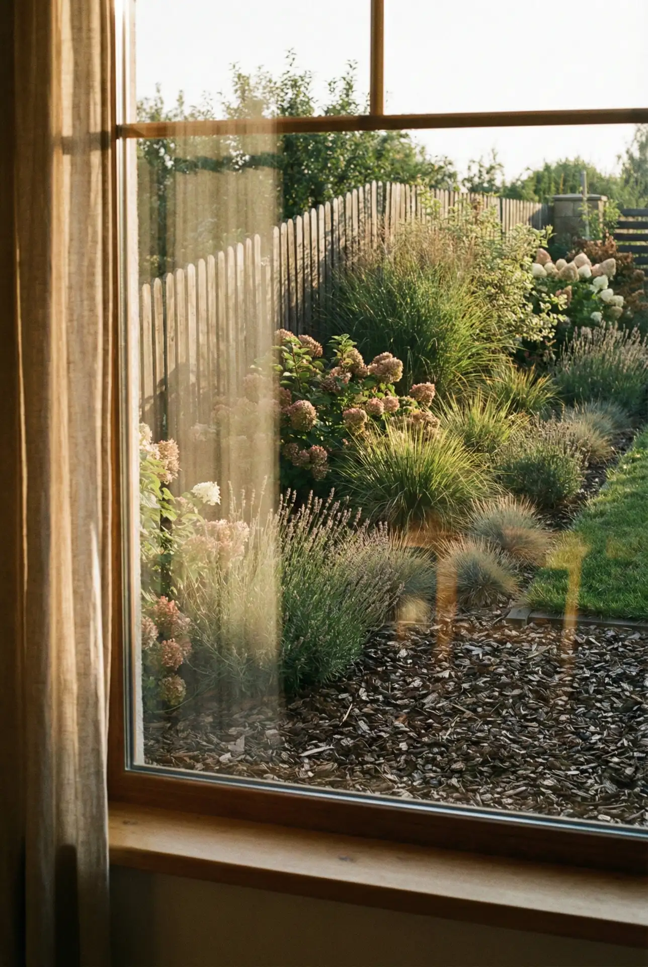 Hidden Fence Panels With Soft Landscape Screening 2