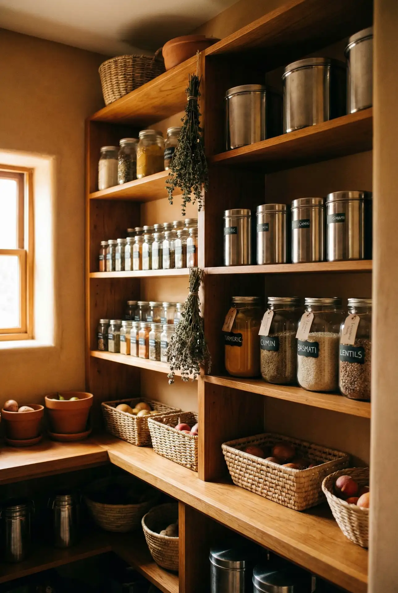 Indian-Inspired Pantry Organization 2