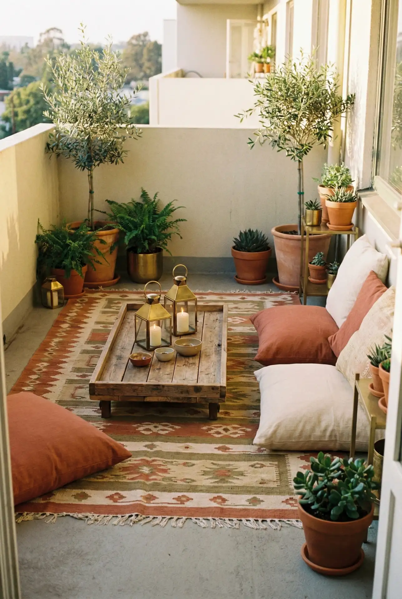Indian-Inspired Square Floor Seating 2
