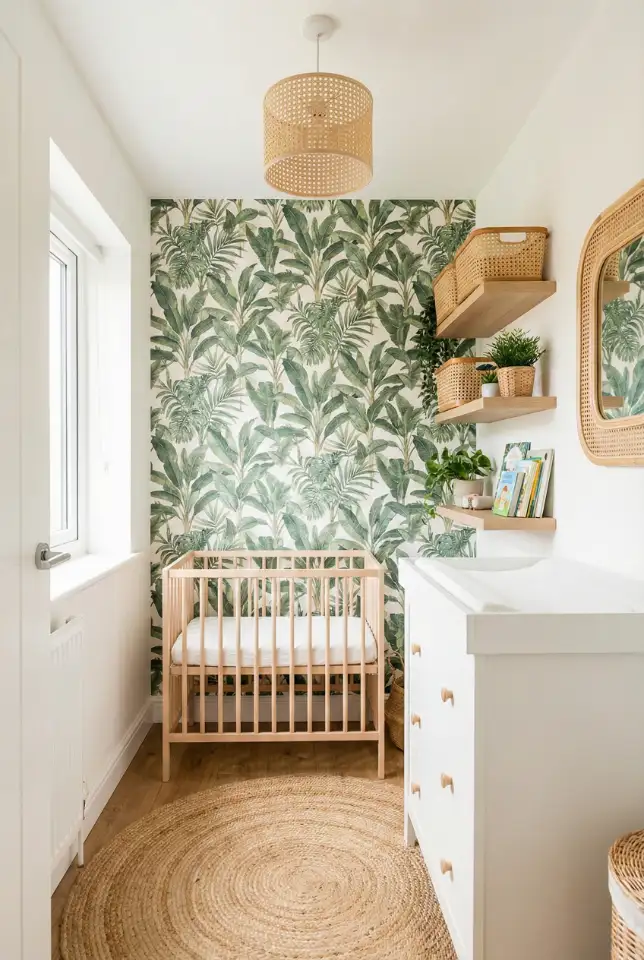 Jungle Box Room Nursery With Smart Compact Layout 1