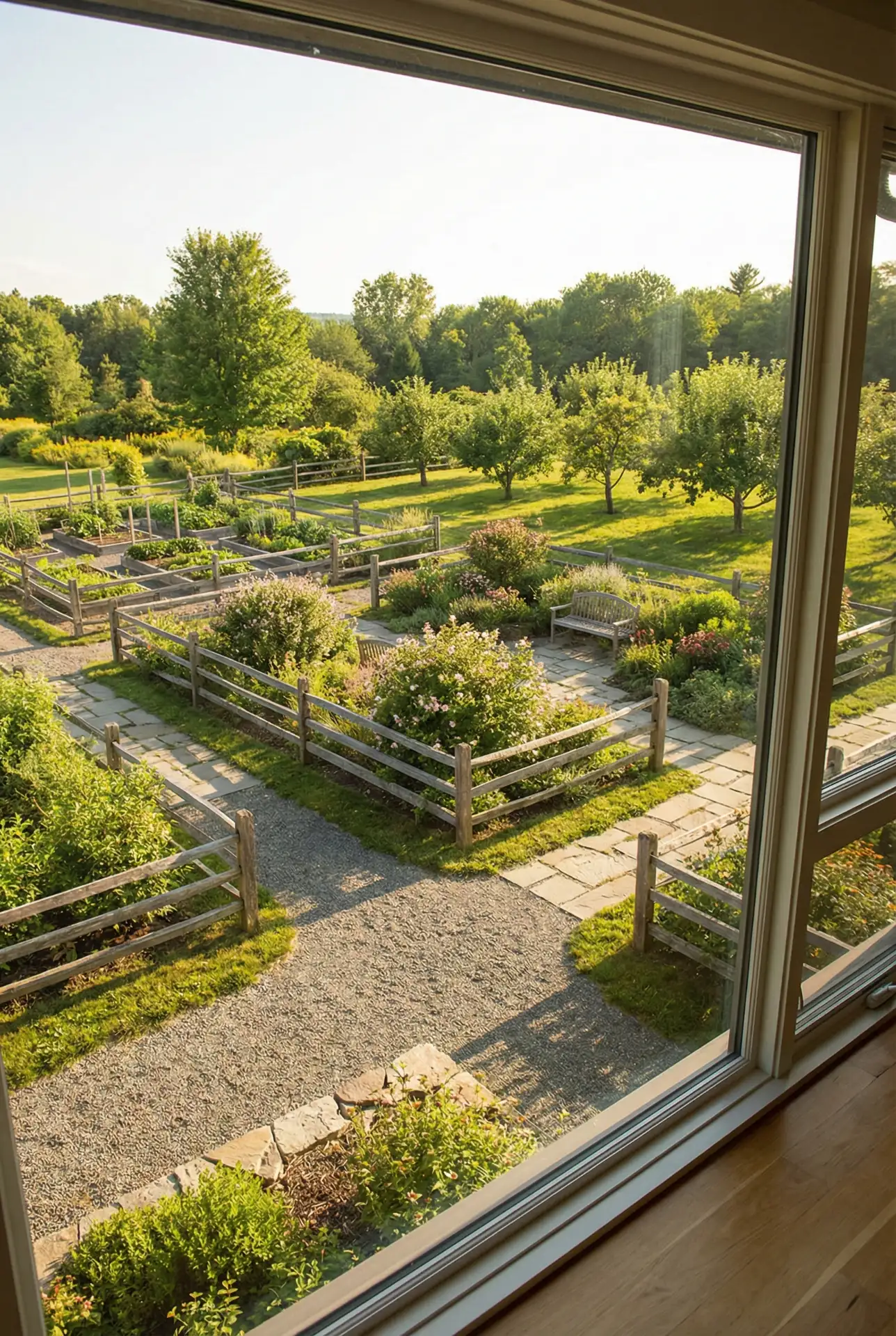 Large Yard With Defined Garden Rooms And Fence Lines 1