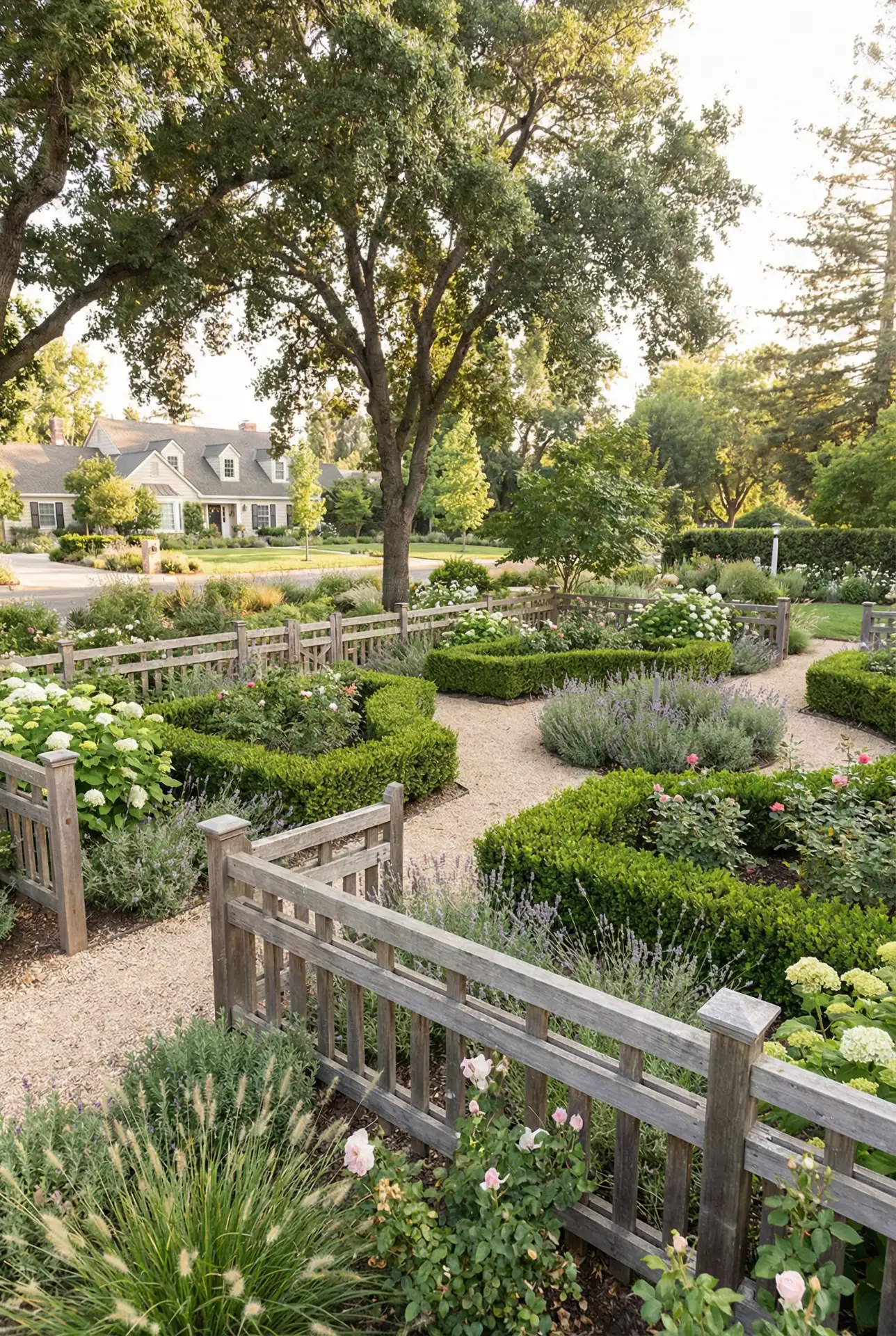 Large Yard With Defined Garden Rooms And Fence Lines 2