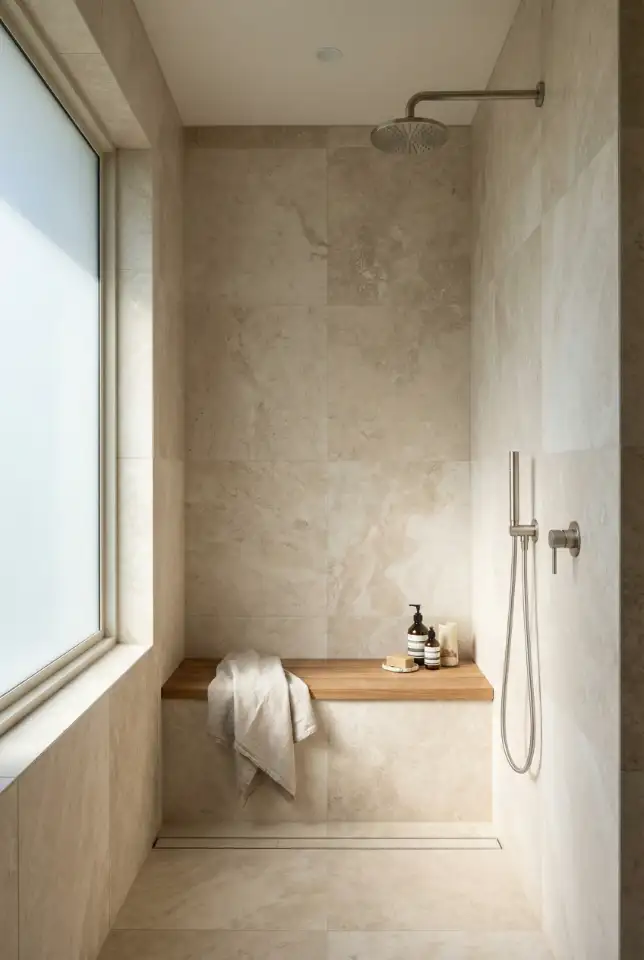 Light Neutral Spa Shower 1