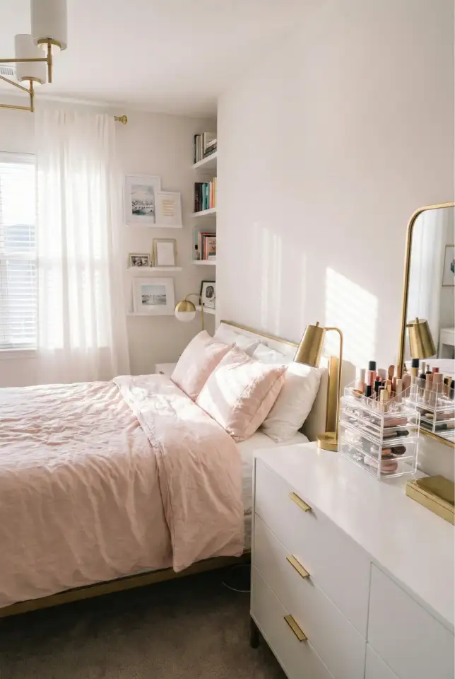 Light Pink Preppy Glam With Clean Lines 1