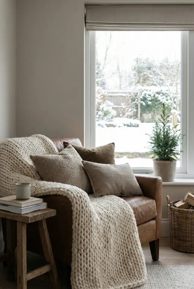 Living Room Cozy Layers For Winter January Days 1