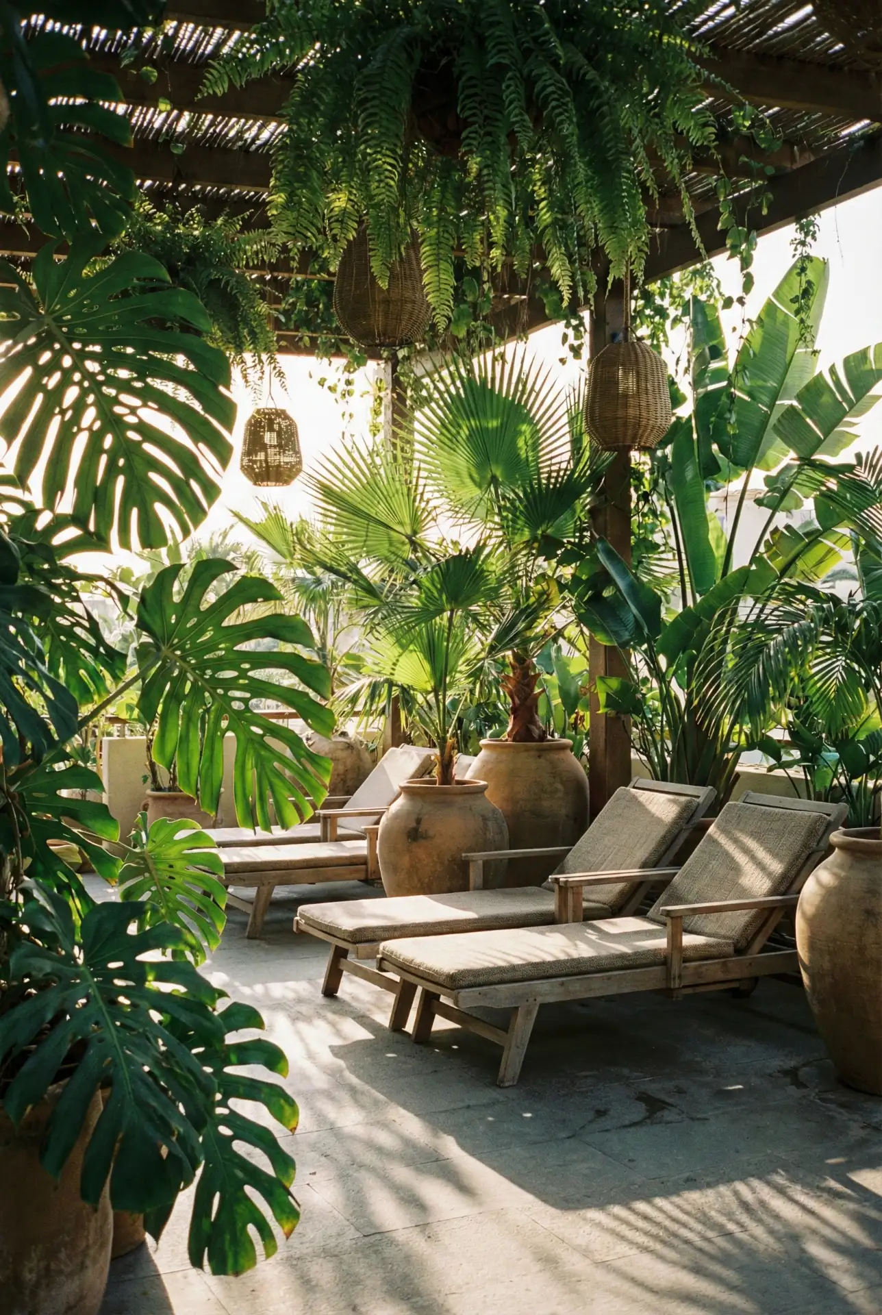 Lush Tropical Terrace Escape 1