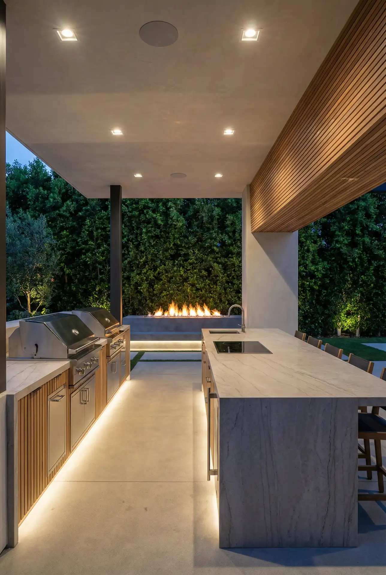 Luxury Outdoor Kitchen With Entertaining Core 2