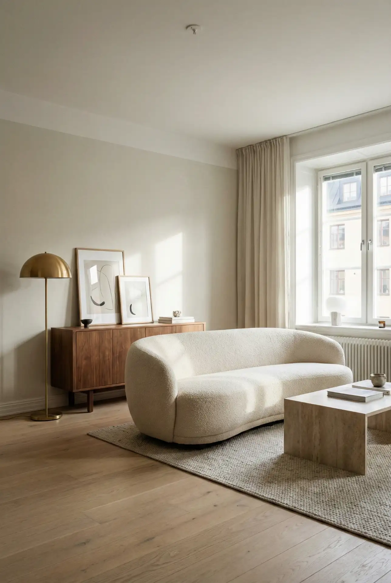 Luxury Scandinavian Apartment Lounge With Midcentury Notes 2