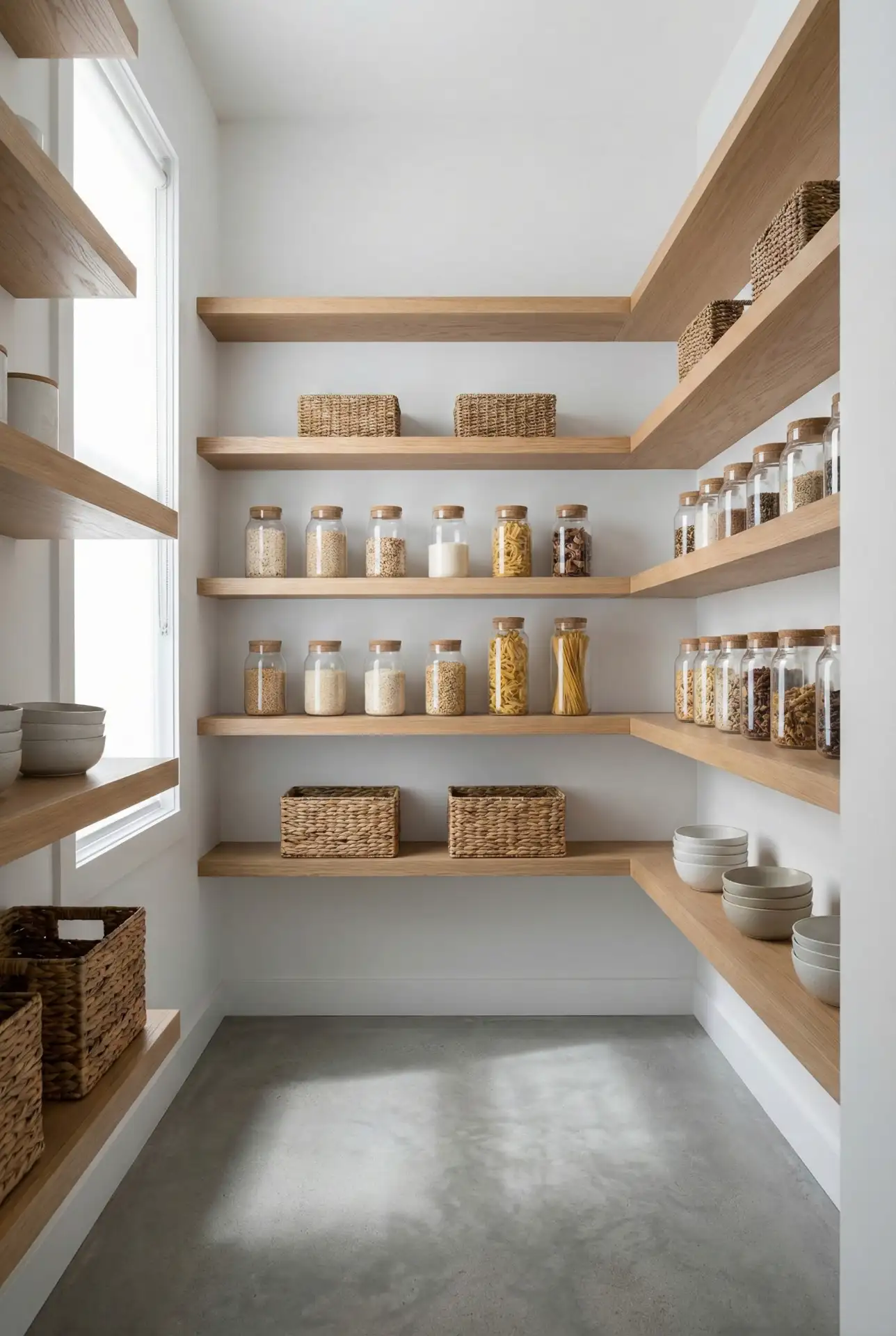 Minimal Pantry Focused On Everyday Meals 1