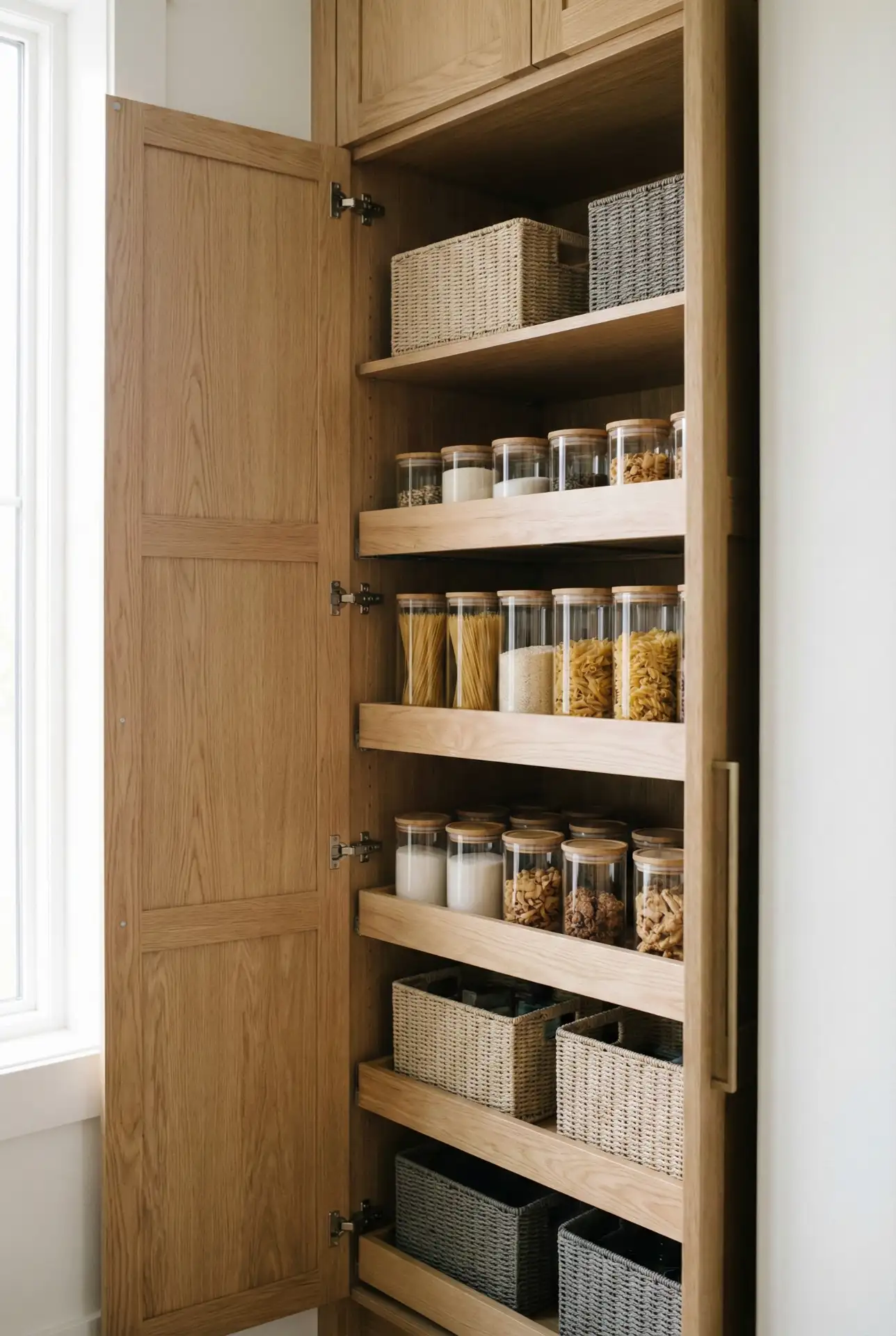 Minimalist Cabinet Pantry Interior 1