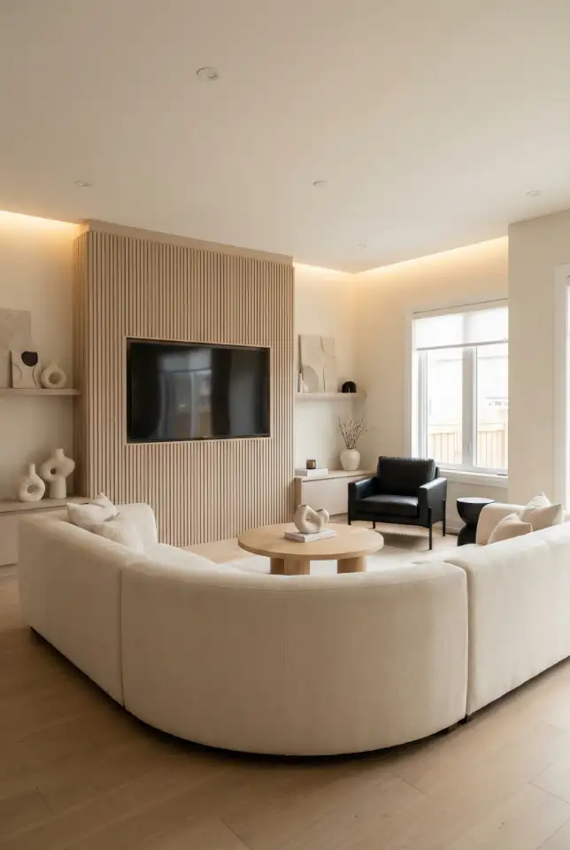 Modern Bloxburg-Inspired Family Room Layout 2