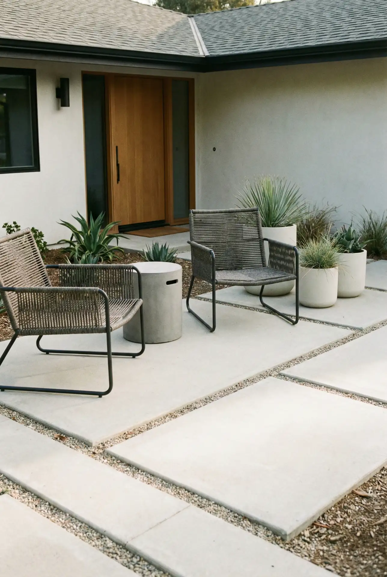 Modern Patio Pad With Simple Sitting Area 1