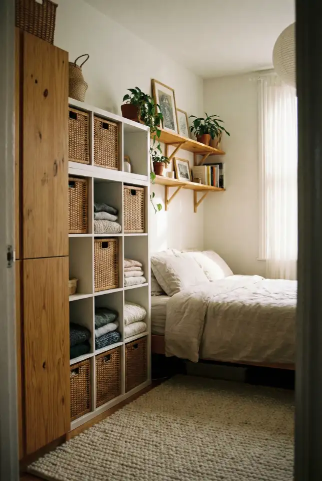 Modern Storage Wall For Small Rooms 1