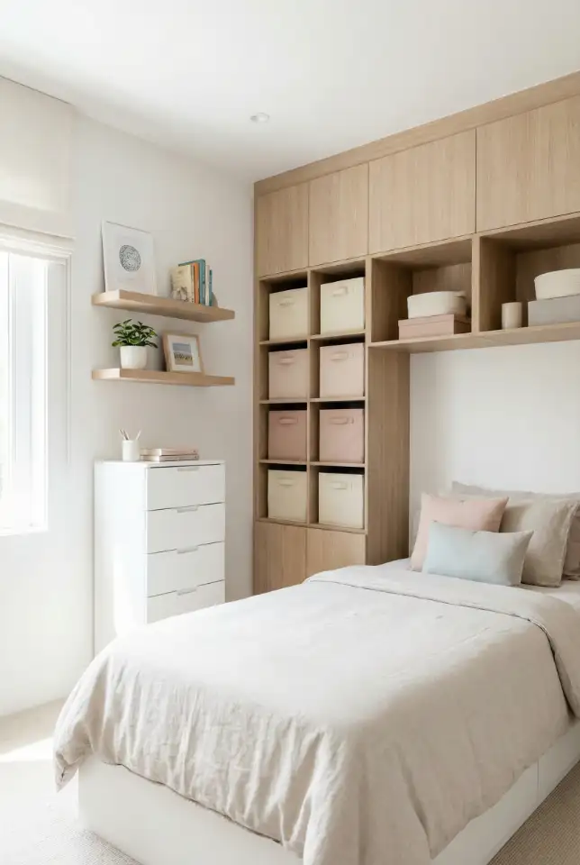 Modern Storage Wall For Small Rooms 2