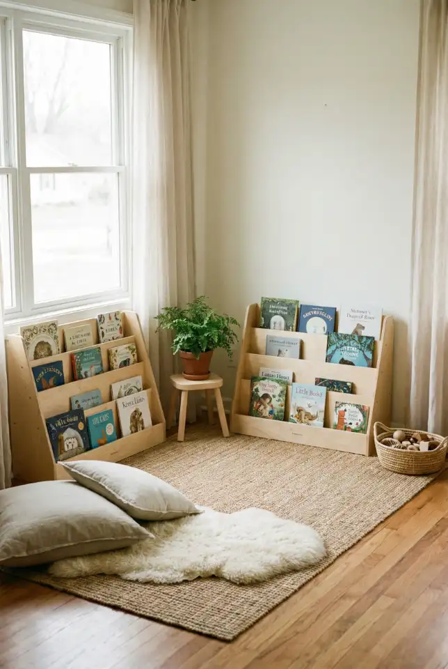 Montessori-Inspired Reading Corner 1