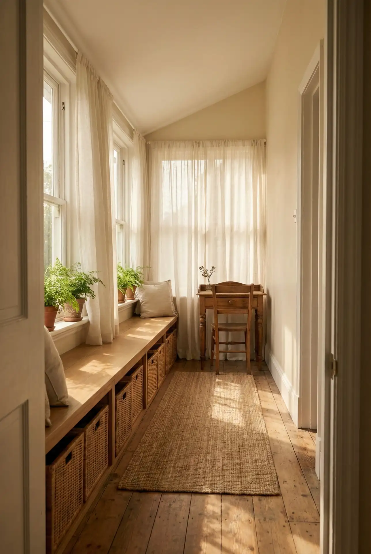 Narrow Apartment Sunroom Conversion 1