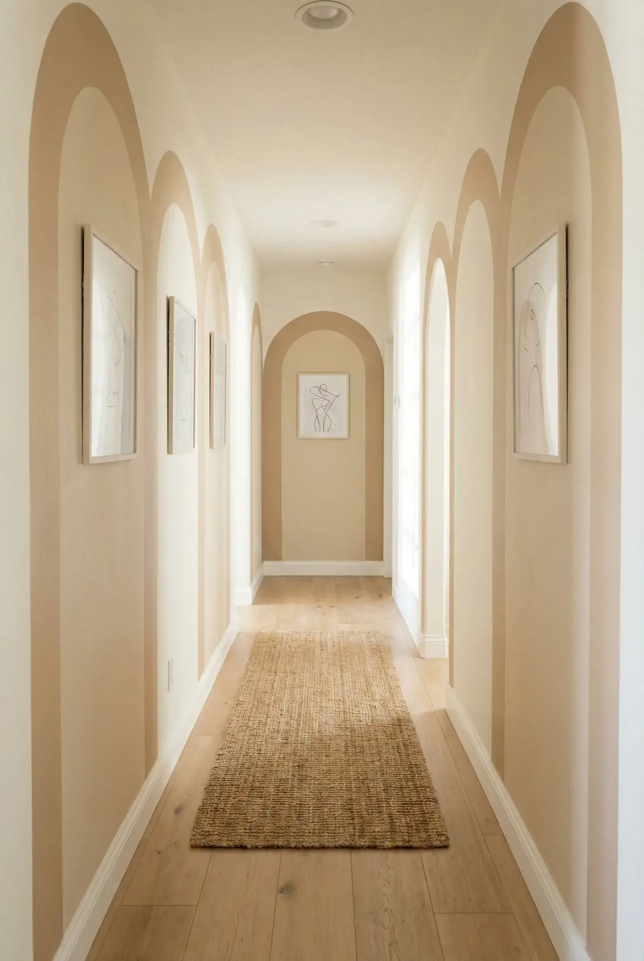 Neutral Archway Trim For A Long Entry 2