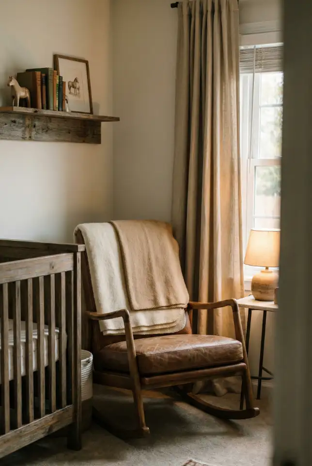 Neutral Western Nursery With Soft Desert Palette 1