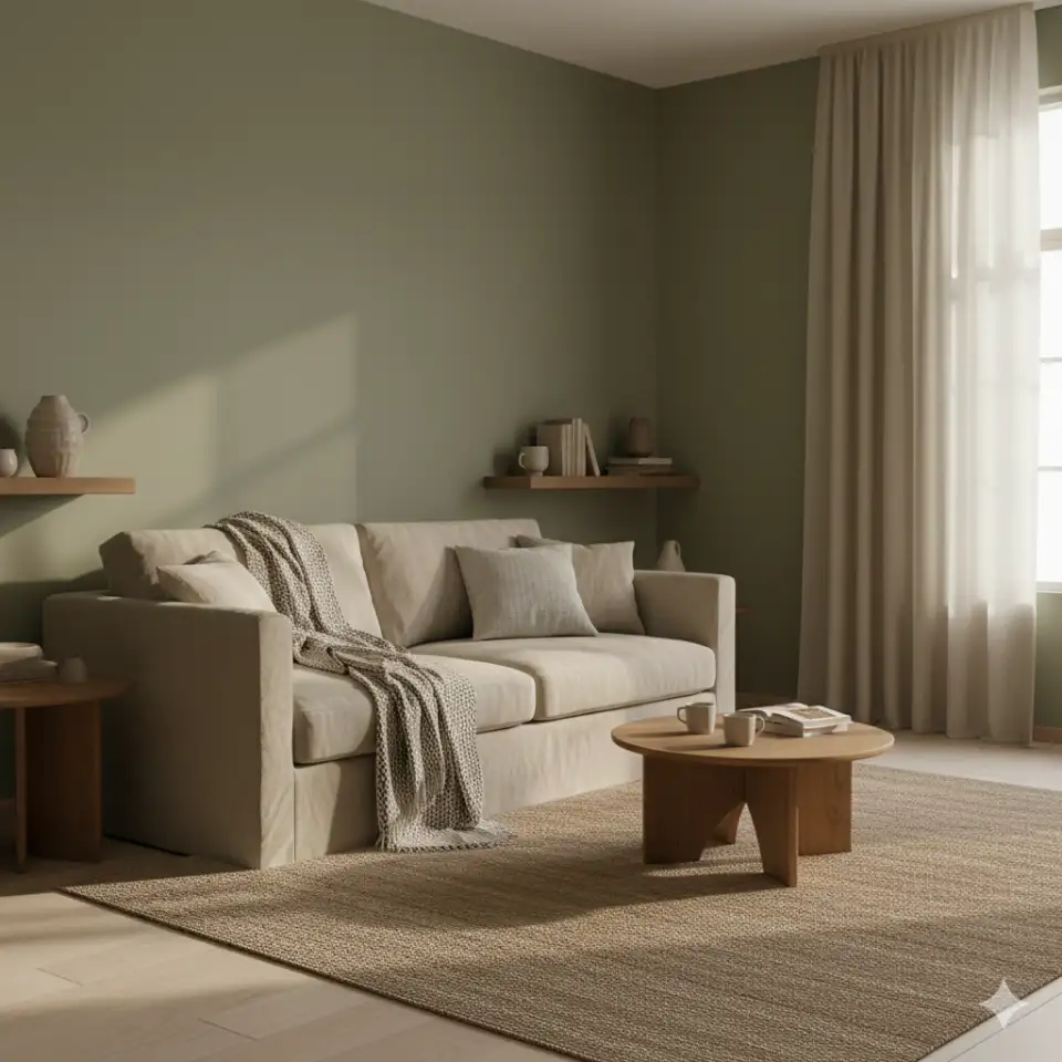 Olive Green With Beige and Everyday Ease 1