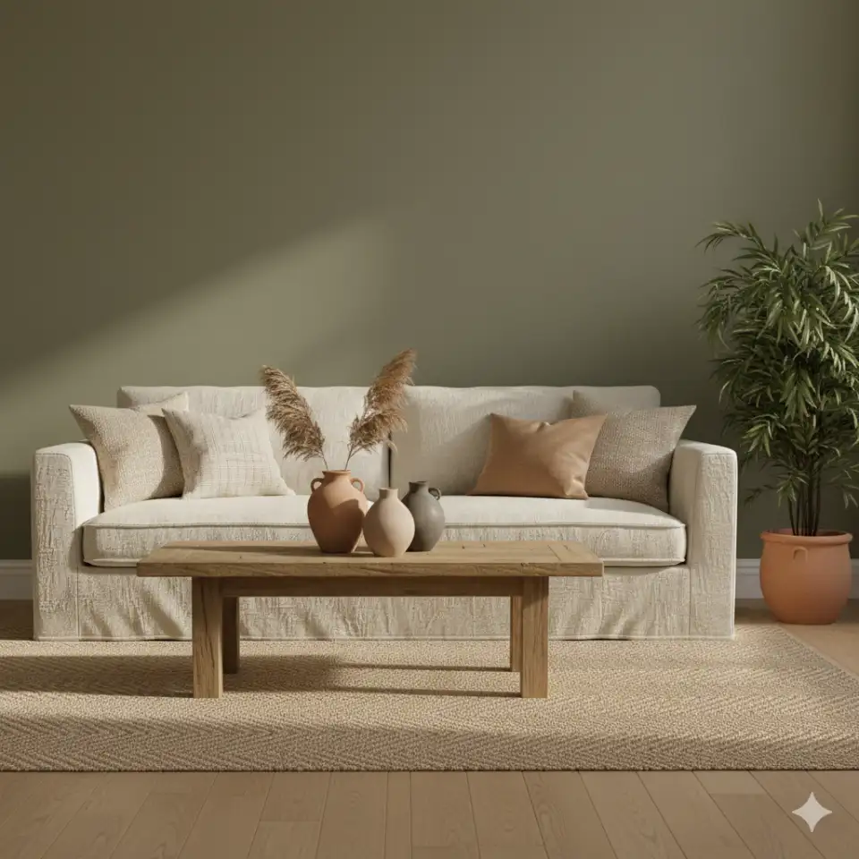 Olive Green With Earthy Layers 2