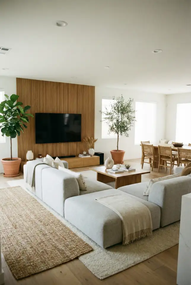 Open Concept Family Zone With Rug Boundaries 1