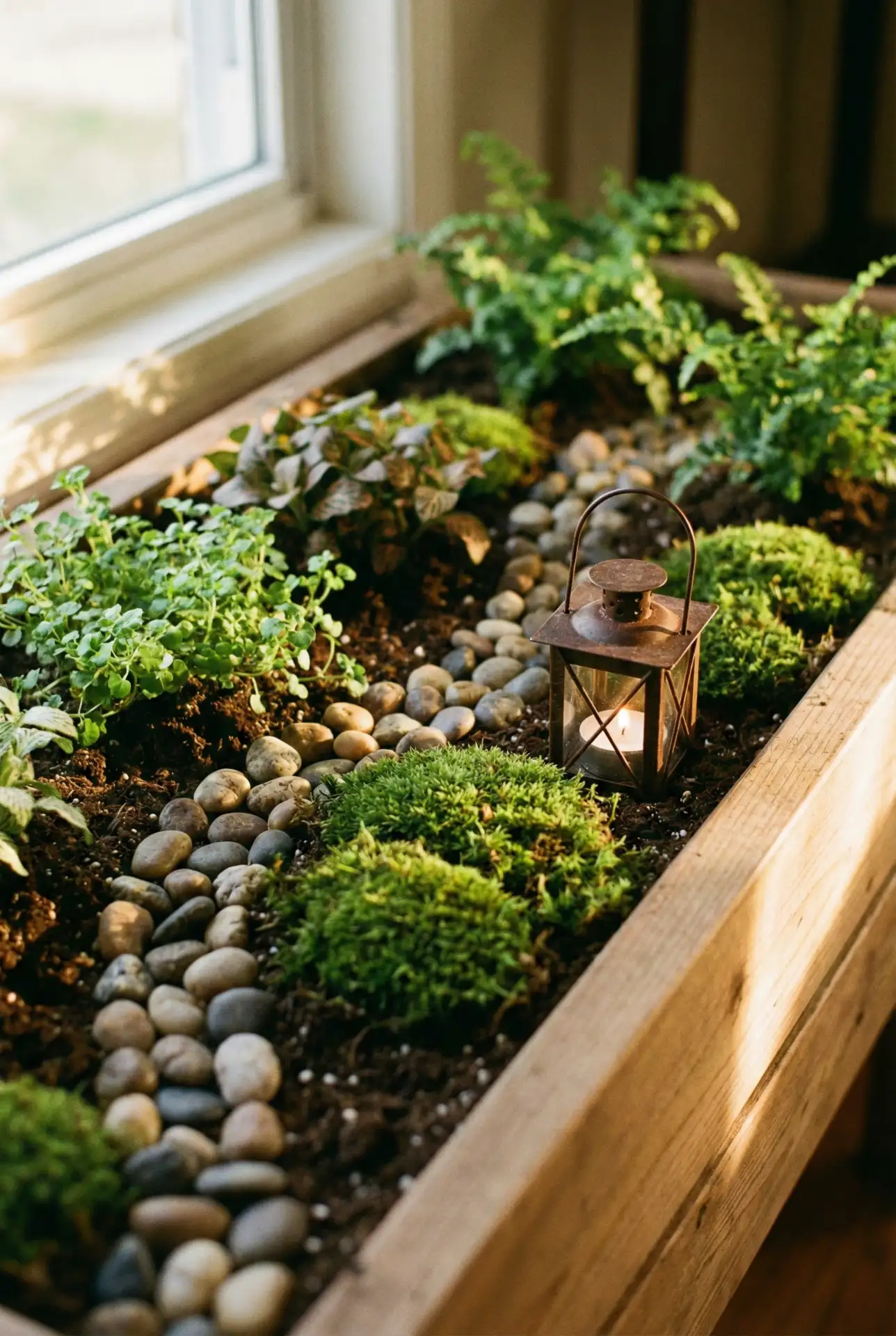 Outdoor Flower Bed Fairy Border Path 1