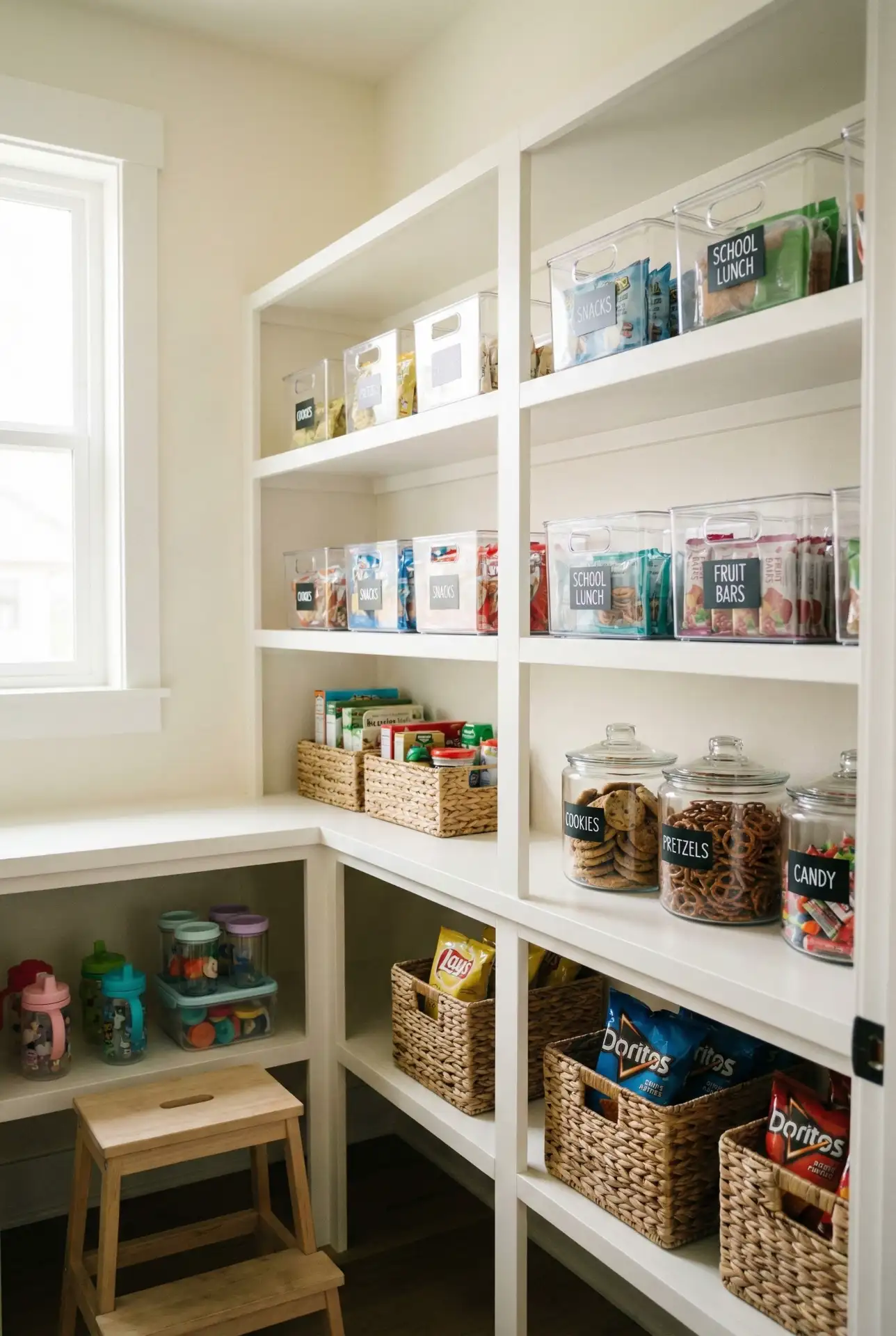 Pantry With Zones For Snacks And Treats 1