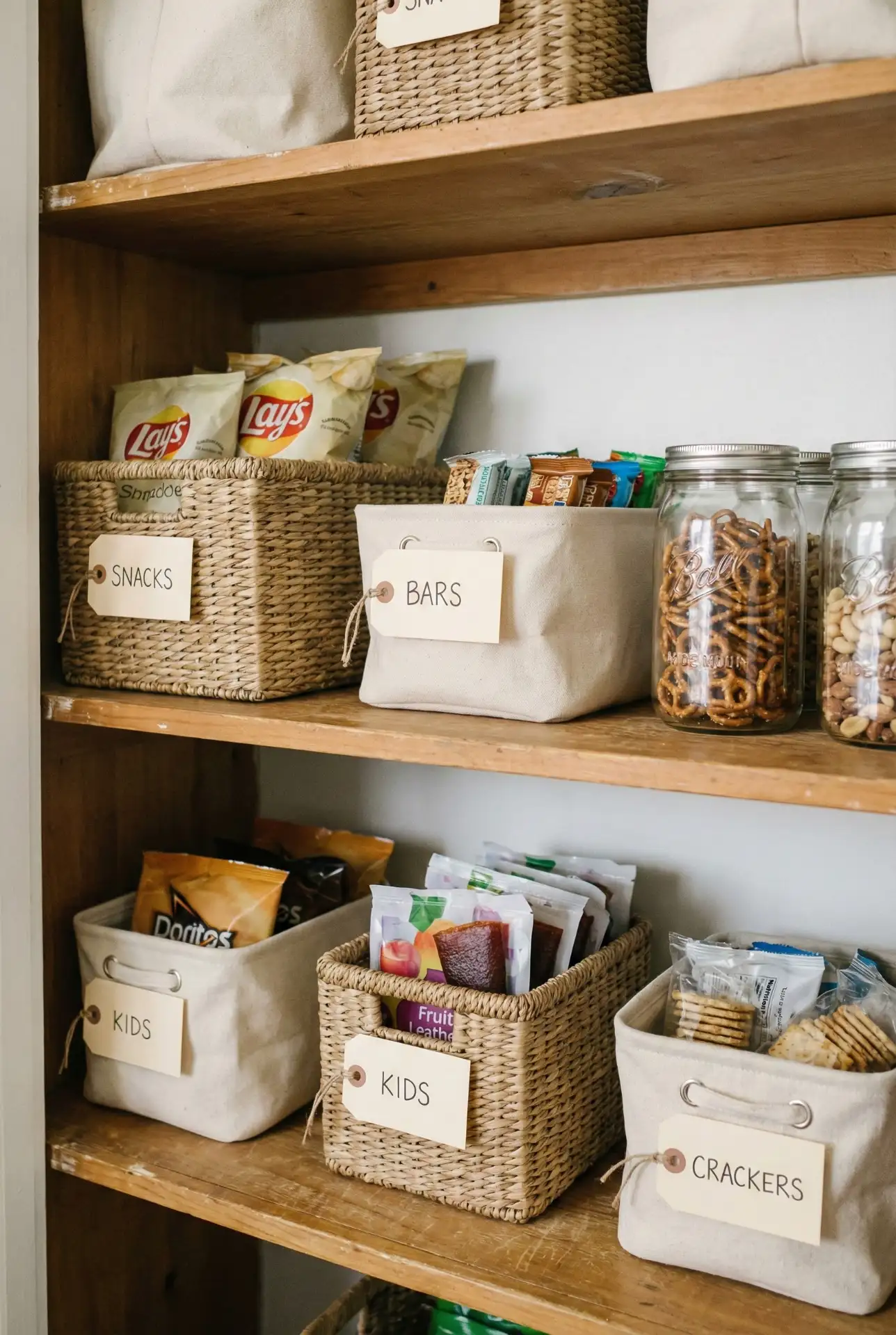 Pantry With Zones For Snacks And Treats 2