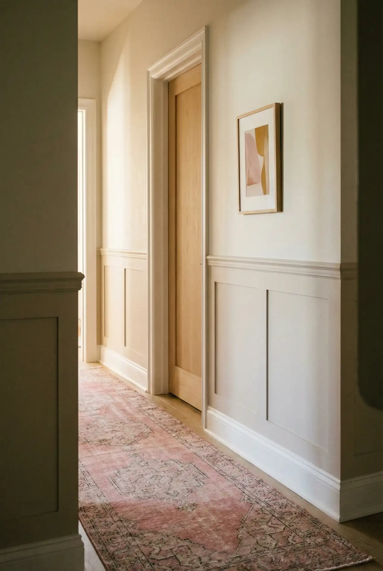 Pink Upholstered Runner For Tiny Hallways 2