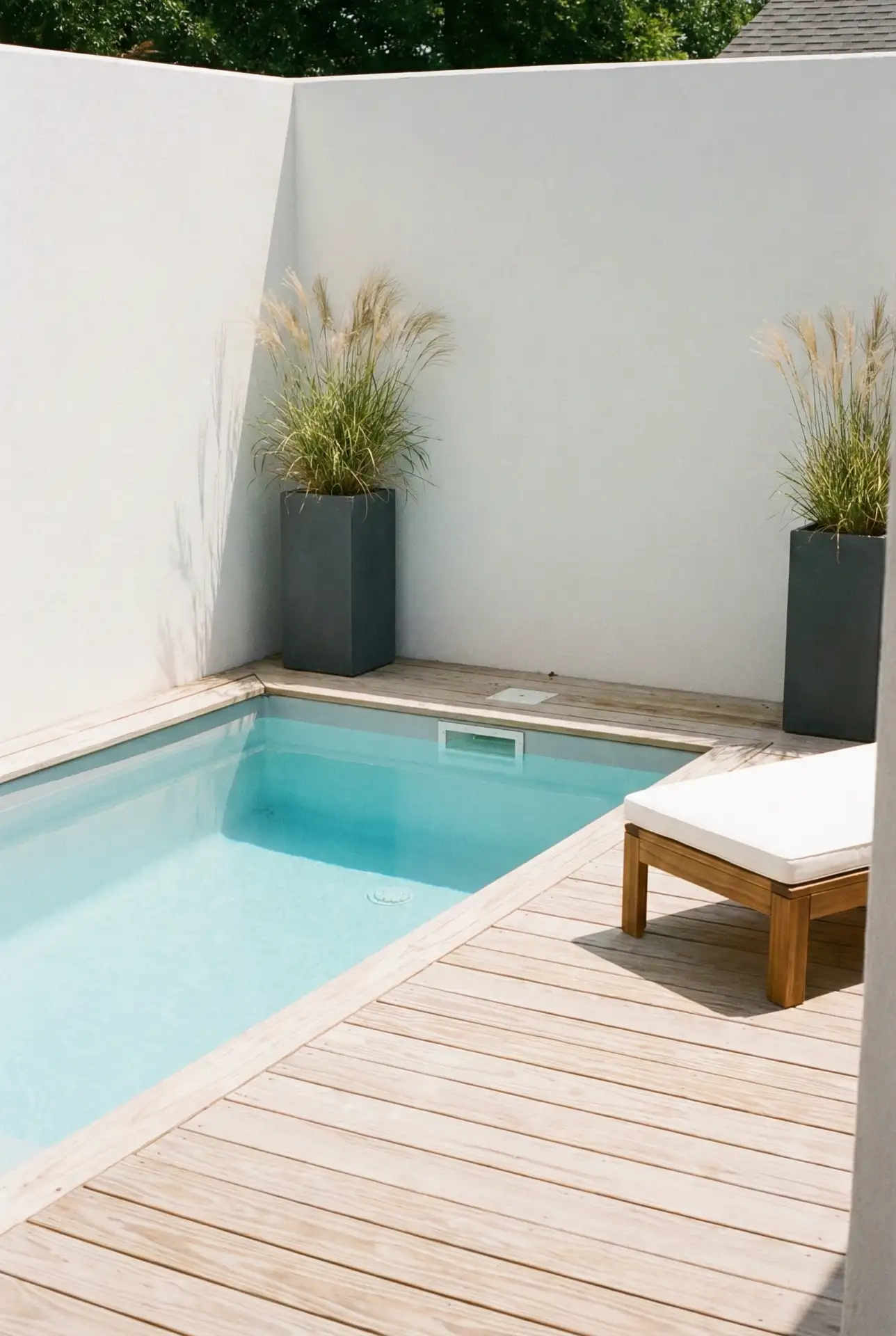 Plunge Pool Corner With Decking Path 1