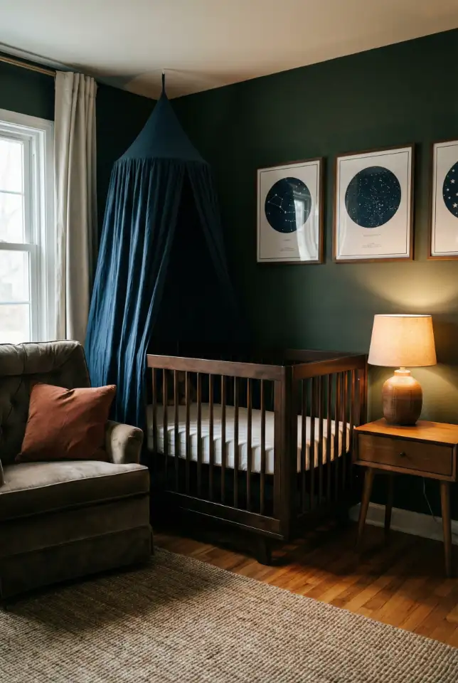 Purple Night-Sky Nursery With Soft Dreamy Mood 2