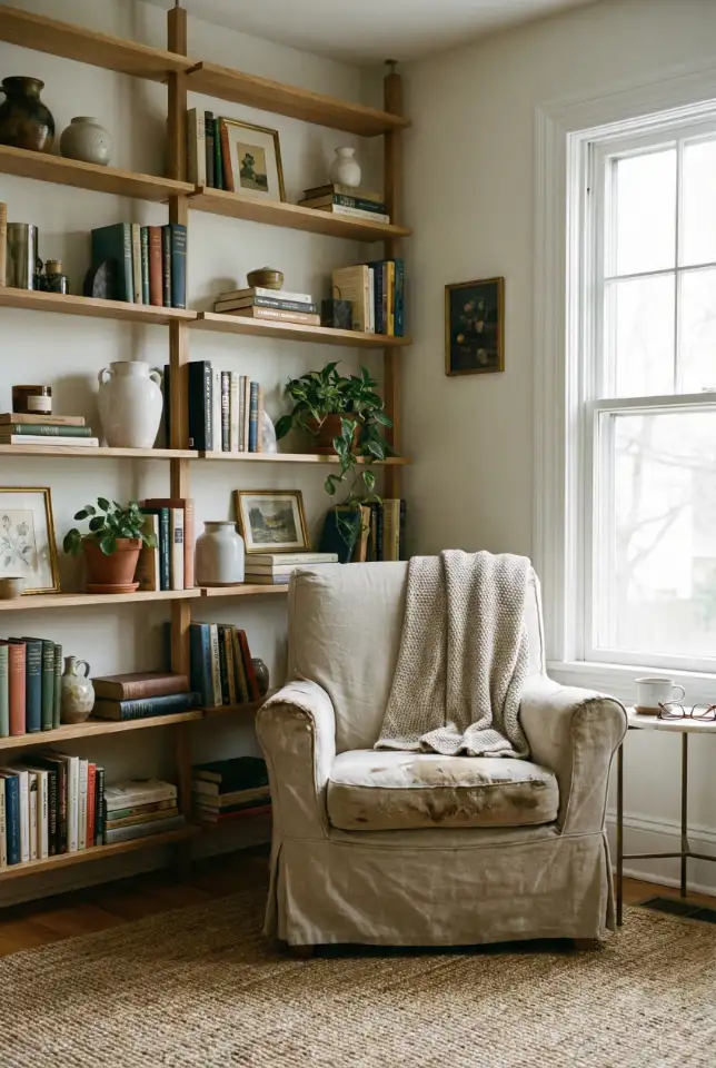 Reading Corner With Display Shelving 1