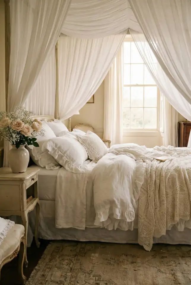 Romantic Wedding-Inspired Bedroom Details 1