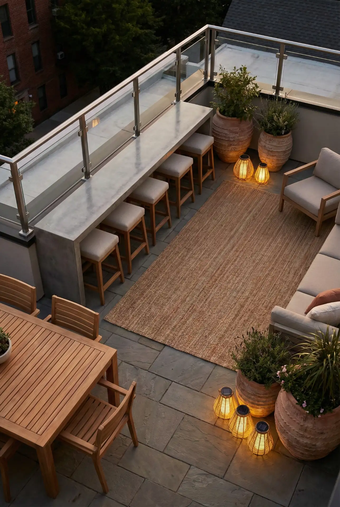 Rooftop Bistro With Flexible Layout Zones 2