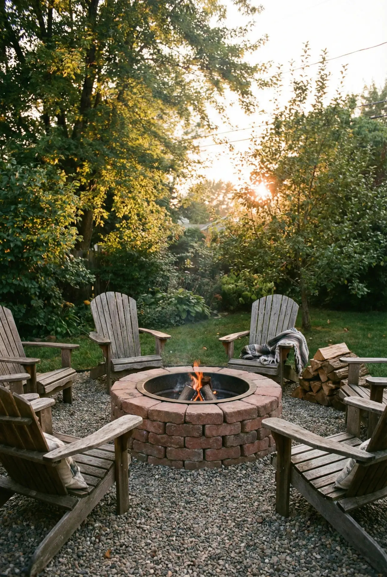 Rustic Brick Gathering Circle 2