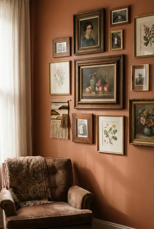 Rustic Console Styling For Narrow Spaces 2