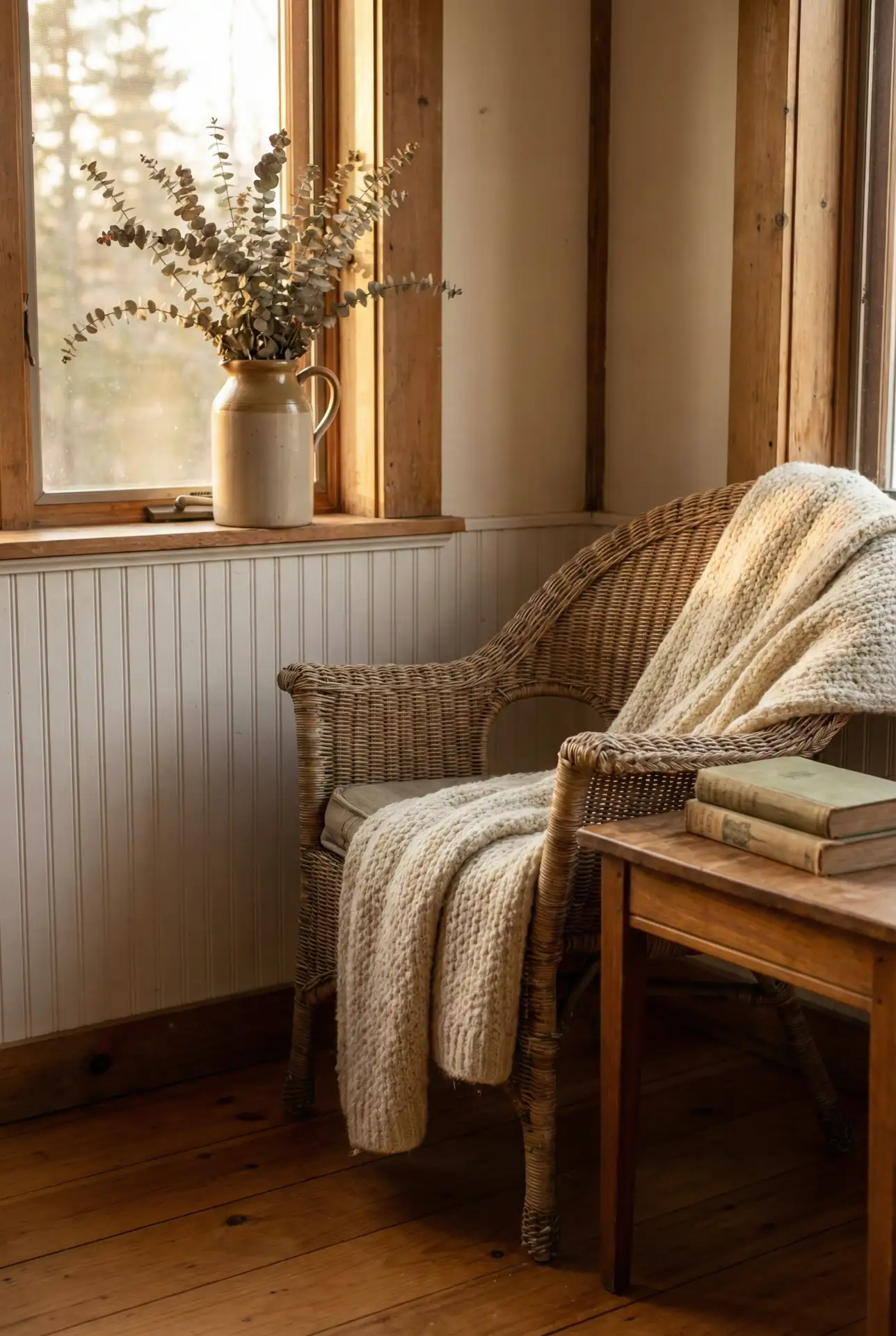 Rustic Cottage Beam Sunroom 1