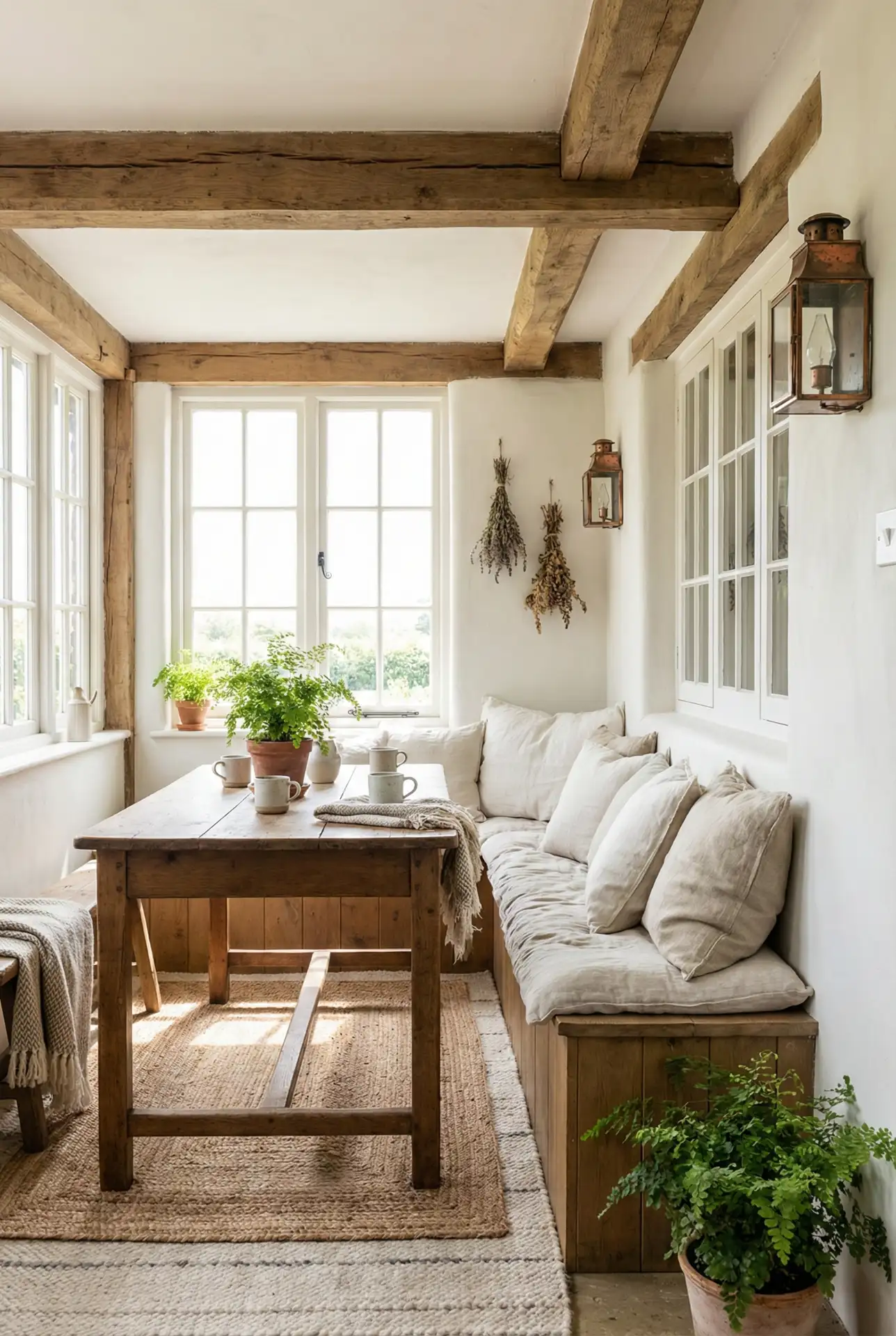 Rustic Cottage Beam Sunroom 2