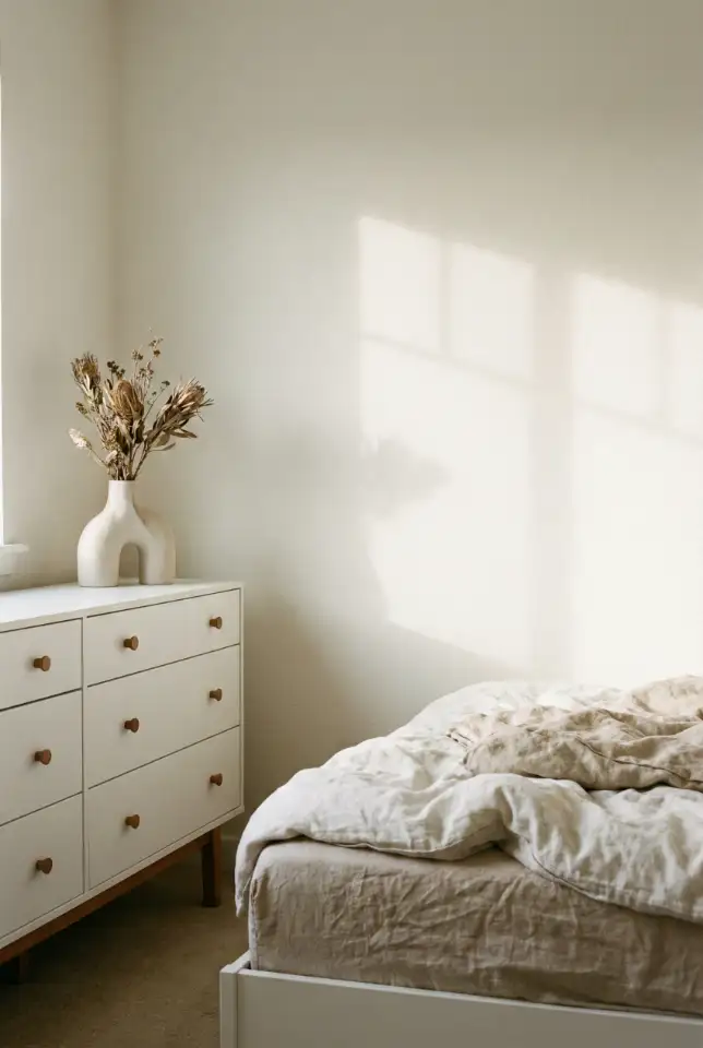 Sculptural Minimalist Bedroom Dresser 1