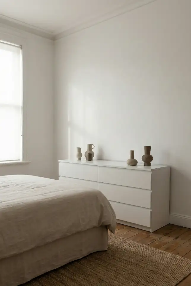 Sculptural Minimalist Bedroom Dresser 2