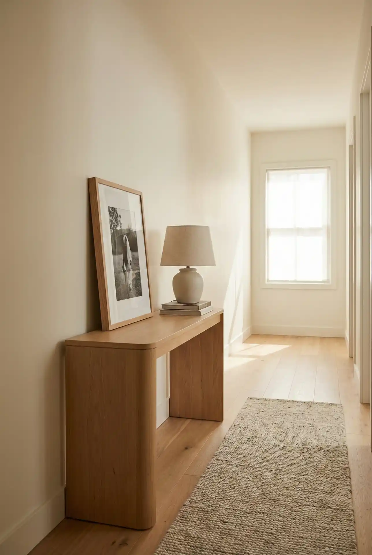 Senior-Style Hallway With Elevated Minimalism And Personal Details 1