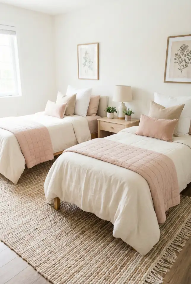 Shared Sister Setup With 2 Twin Beds 1