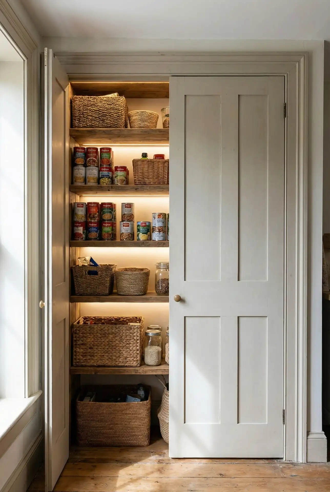 Small Closet Pantry Conversion 1