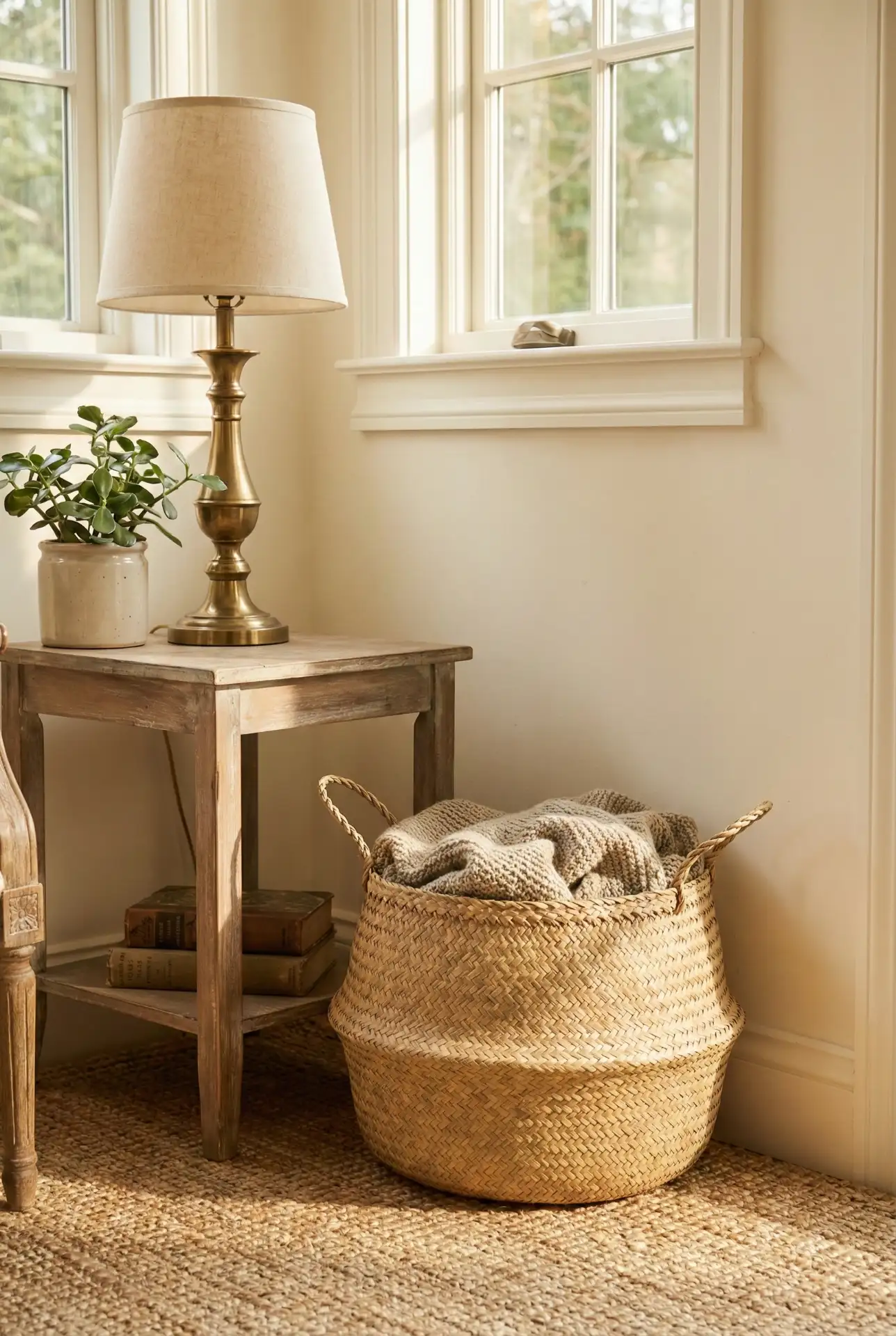Small Cozy Cottage Sunroom With Vintage Finds 2