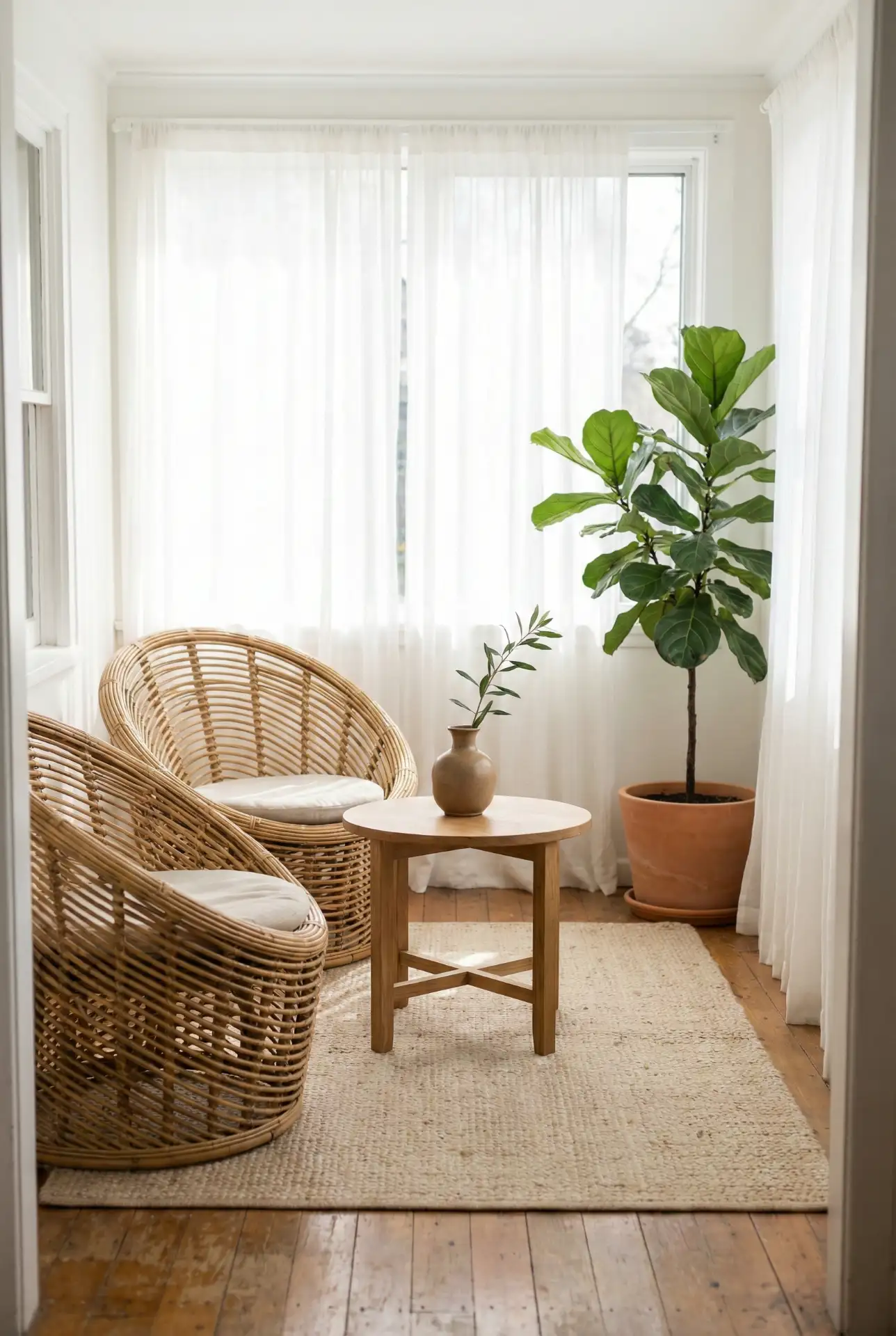 Small Cozy Tea Table Sunroom Nook 1