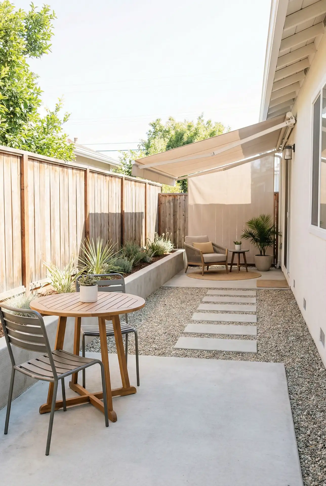 Small Yard Rooms With Simple Layout Zones 1